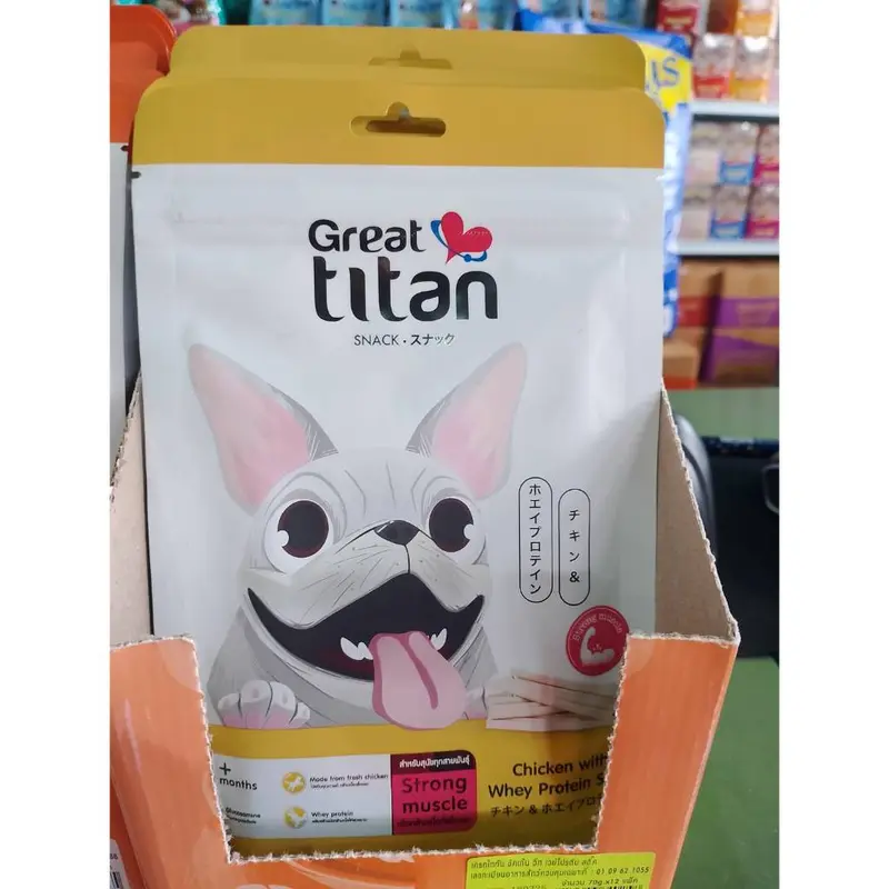 สแนค ขนม​สุนัข​ Great​ titan​ Snack 70g.… - ภาพที่ 6