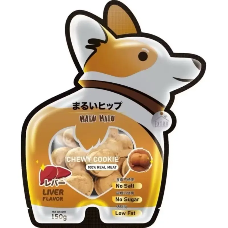 Maru Maru ขนมสุนัข ขนมคุ้กกี้ก้นกลม ขนาด150g - ภาพที่ 4