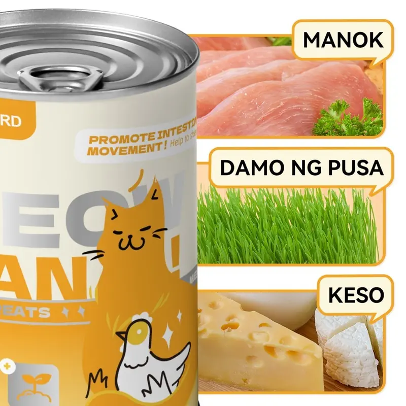 มิกซ์ 10 กระป๋อง450g อาหารแมวกระป๋องความจุขนาดใหญ่… - ภาพที่ 3
