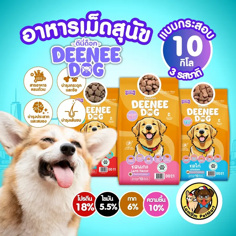 DEENEE DOG อาหารเม็ดสำหรับสุนัข โปรตีน… - ภาพที่ 6