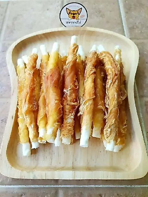 ขนมสุนัข ไก่พันครั้นชี่แข็ง-นิ่มรสนม ขนมหมา… - ภาพที่ 3