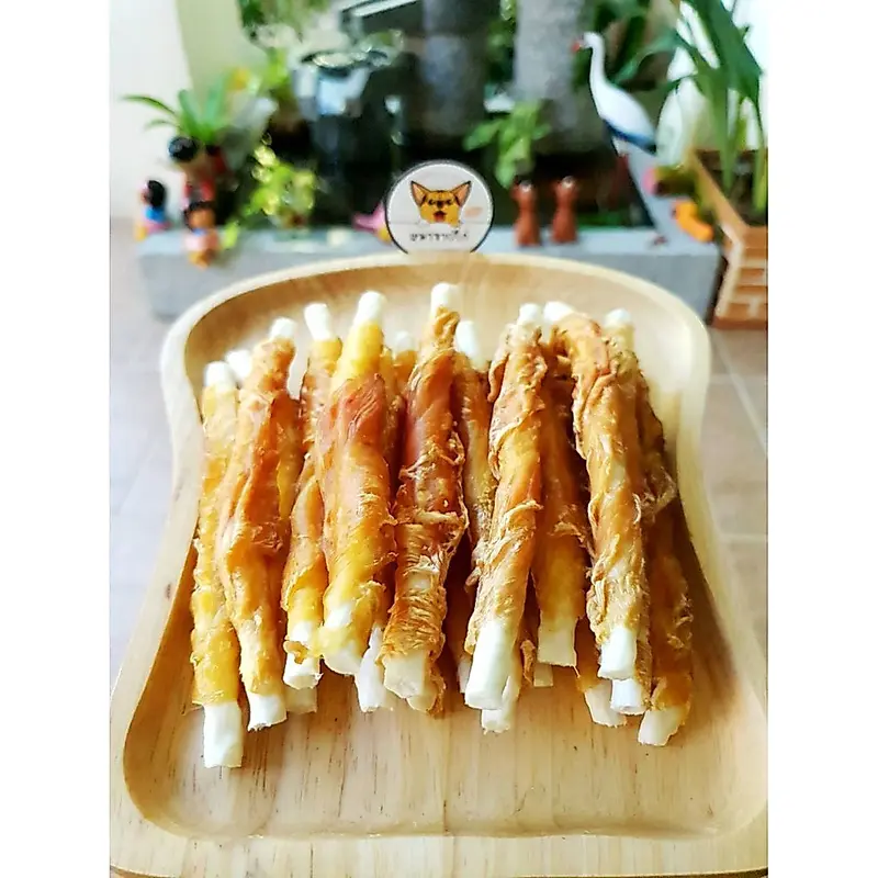 ขนมสุนัข ไก่พันครั้นชี่แข็ง-นิ่มรสนม ขนมหมา… - ภาพที่ 6