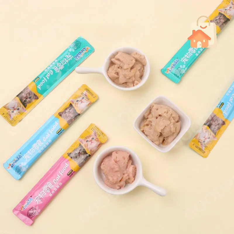ขนมแมวเลีย 100 ชิ้น คละรส 3 รสชาติ ขนมแมวแบบหลอด Cat… - ภาพที่ 5