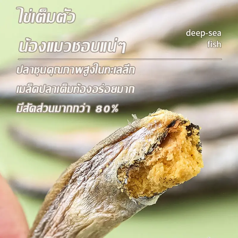 ปลาไข่แมว ขนมแมว อบแห้ง ปลาไข่เต็มตัว… - ภาพที่ 4