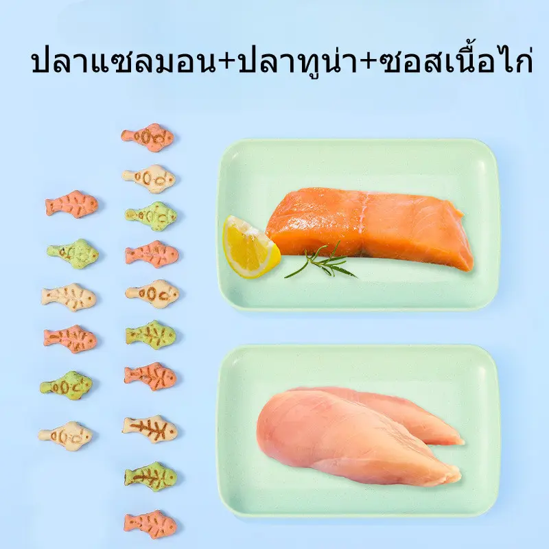 1000gคุกกี้มิ้นท์แมว ขนมแมว ลูกแมวอ้วน… - ภาพที่ 4