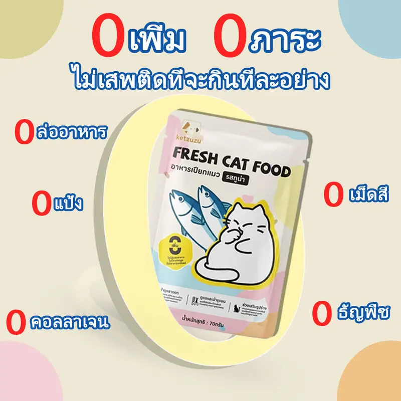 อาหารเปียกแมว สุขภาพดี รสไก่… - ภาพที่ 6