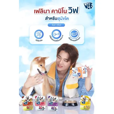 Felina Canino VIF อาหารสุนัขแบบเปียก ชนิดซอง… - ภาพที่ 4