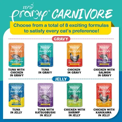 Pramy Carnivore 70g. อาหารเปียกแมว โปรตีนสูง… - ภาพที่ 4