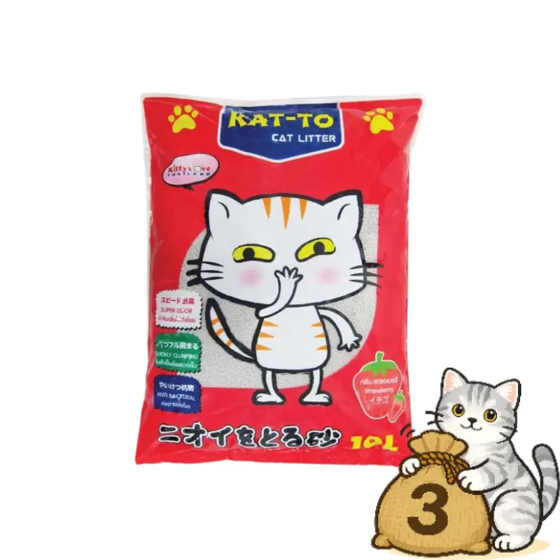 KAT-TO แคทโตะ ทรายแมวเบนโทไนต์… - ภาพที่ 4