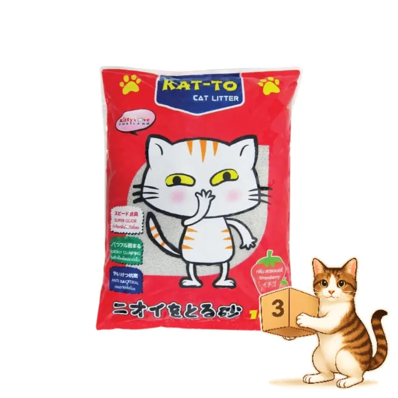 KAT-TO แคทโตะ ทรายแมวเบนโทไนต์… - ภาพที่ 4