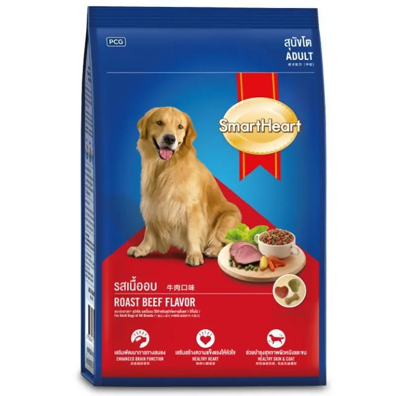 สมาร์ทฮาร์ทอาหารสุนัขรสเนื้อ 3กก. Smartheart Dry Dog…