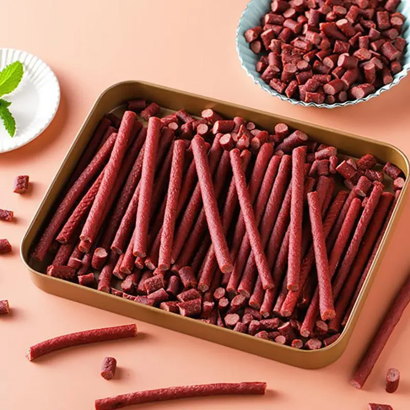 ขนมสุนัข เนื้อวัวเส้น 500g/ถุง วันที่ผลิตสด ขนมหมา… - ภาพที่ 6