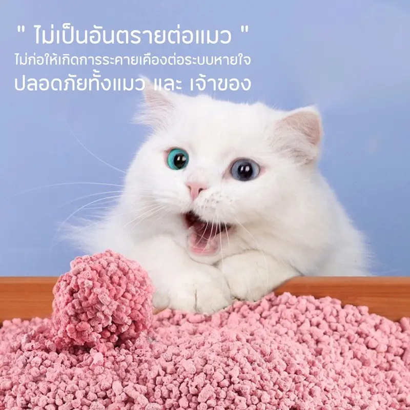 ทรายแมว ทรายเต้าหู้ 6 ลิตร/2kg ออร์แกนิค100%… - ภาพที่ 6