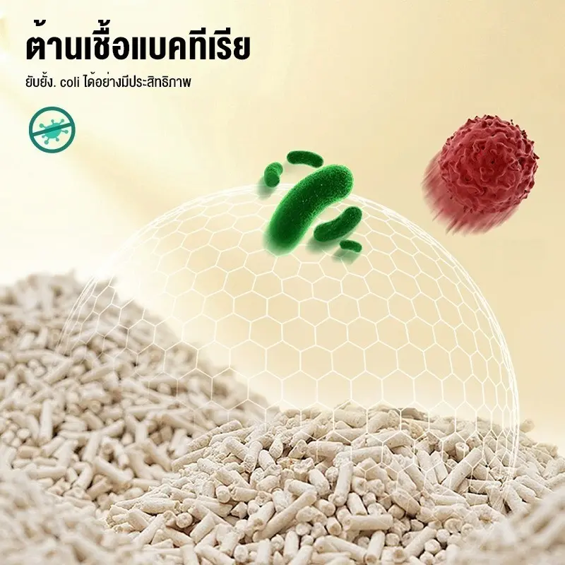 6 ถุง 48Lทรายแมวเต้าหู้ ออร์แกนิค100% ทรายแมวเต้าหู้… - ภาพที่ 5