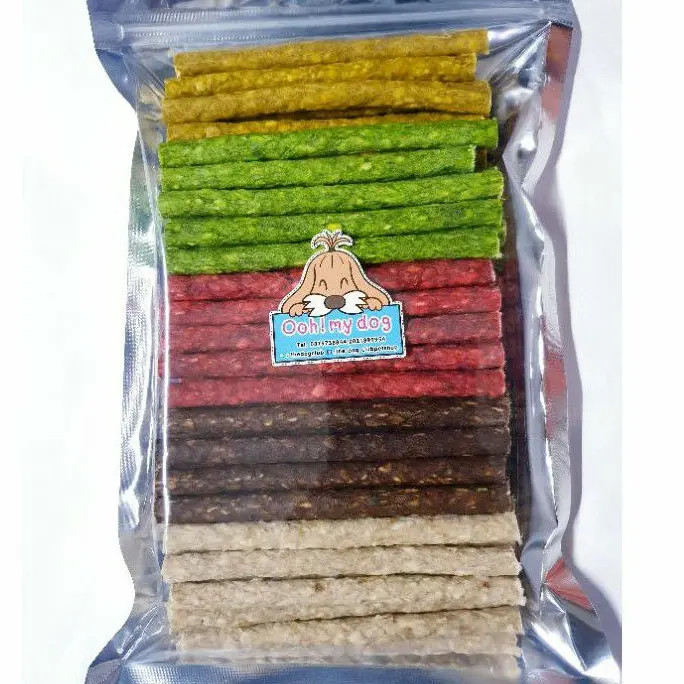 ขนมหมา ขนมสุนัขมันชี่ขัดฟันสุนัขคละสี น้ำหนัก 800…