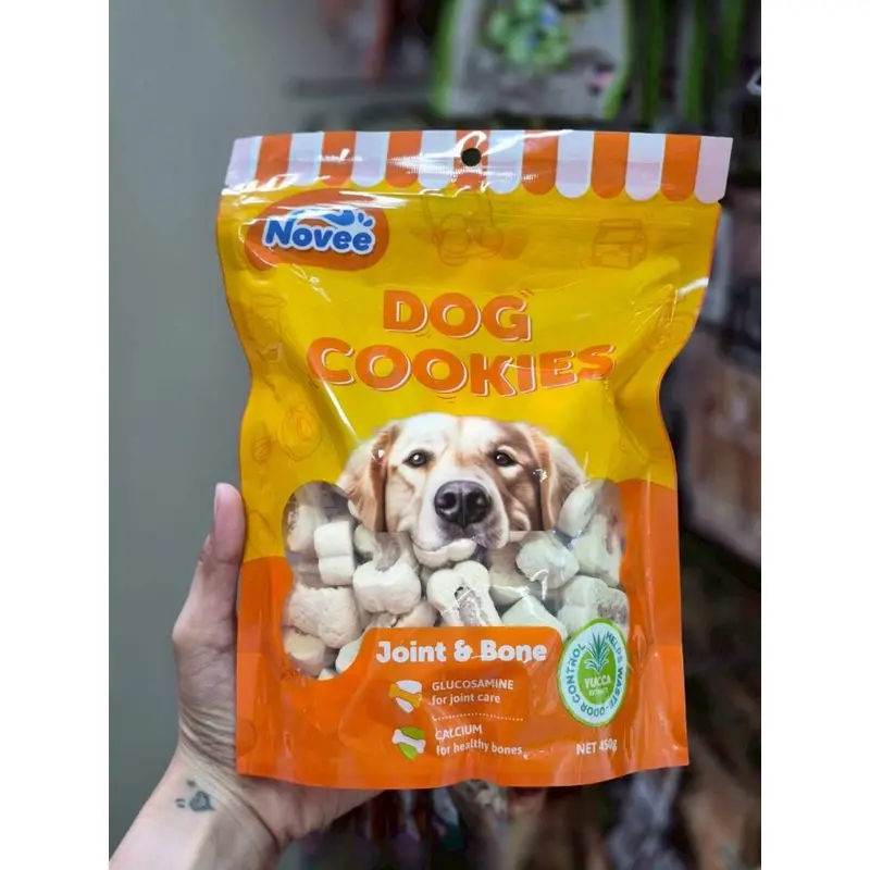 9197 NOVEE DOG COOKIES/ สำหรับสุนัข ขนาด 450 กรัม … - ภาพที่ 4