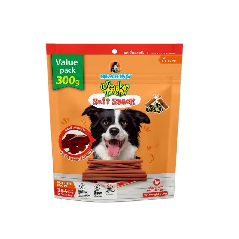 BEARING ขนมสุนัขขนมหมา เนื้อไก่อัดแท่ง Jerky Treats…