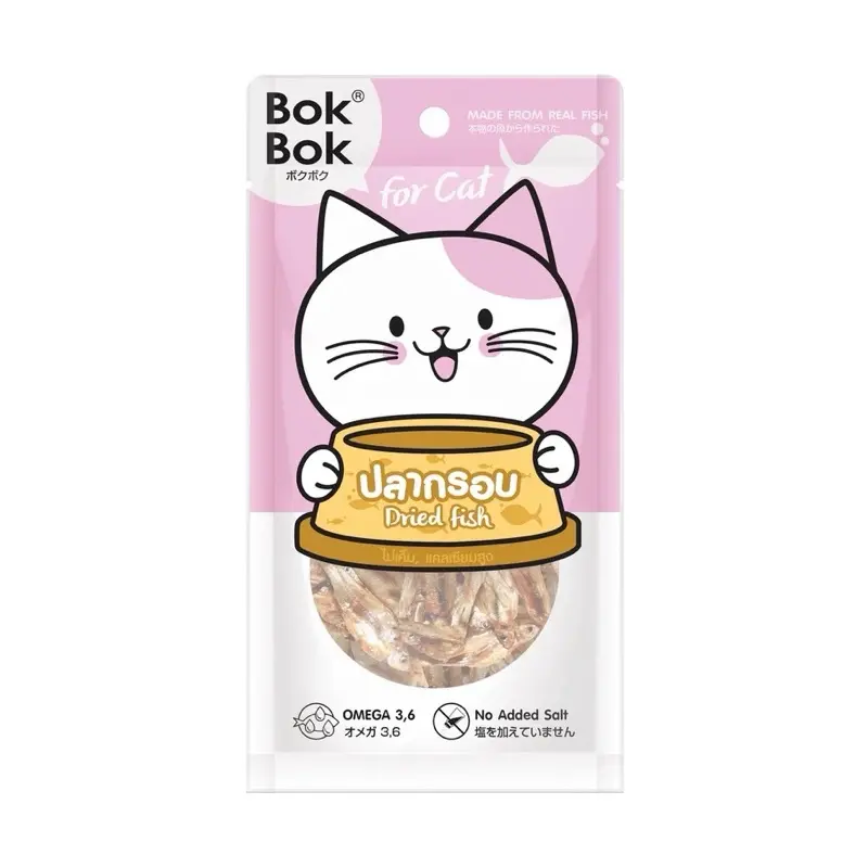 ขนมแมว Bok Bok ปลากรอบ 25 กรัม สำหรับน้องแมว - ภาพที่ 3