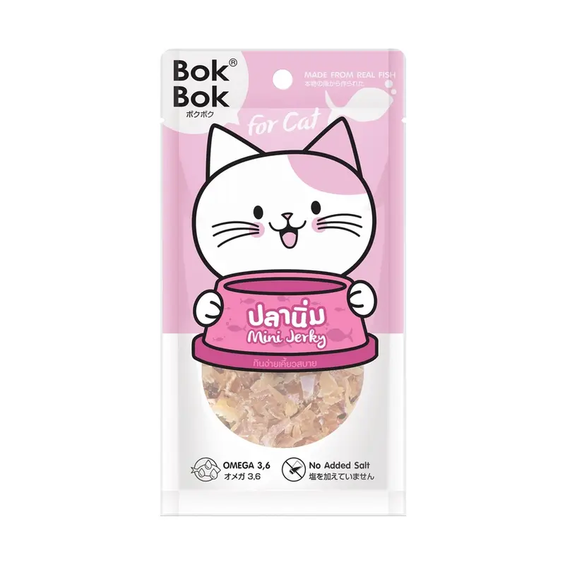 ขนมแมว BokBok ปลานิ่ม ทำจากเนื้อปลา 100% ไม่แต่งกลิ่น… - ภาพที่ 3