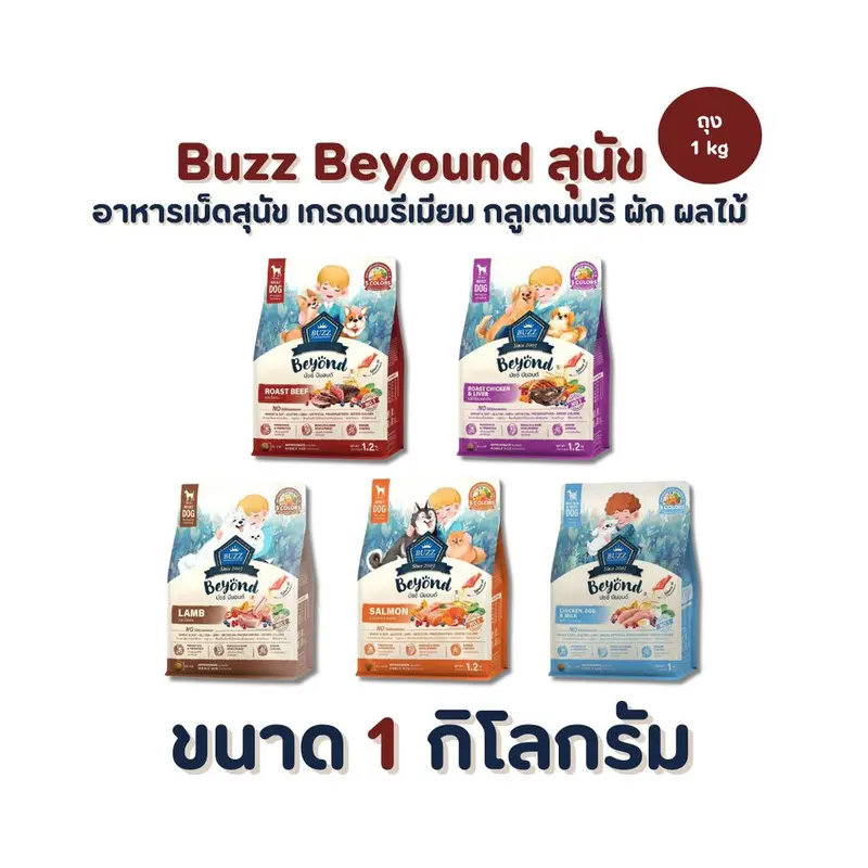 Buzz Beyond Dog อาหารสุนัข เกรดพรีเมี่ยม… - ภาพที่ 3