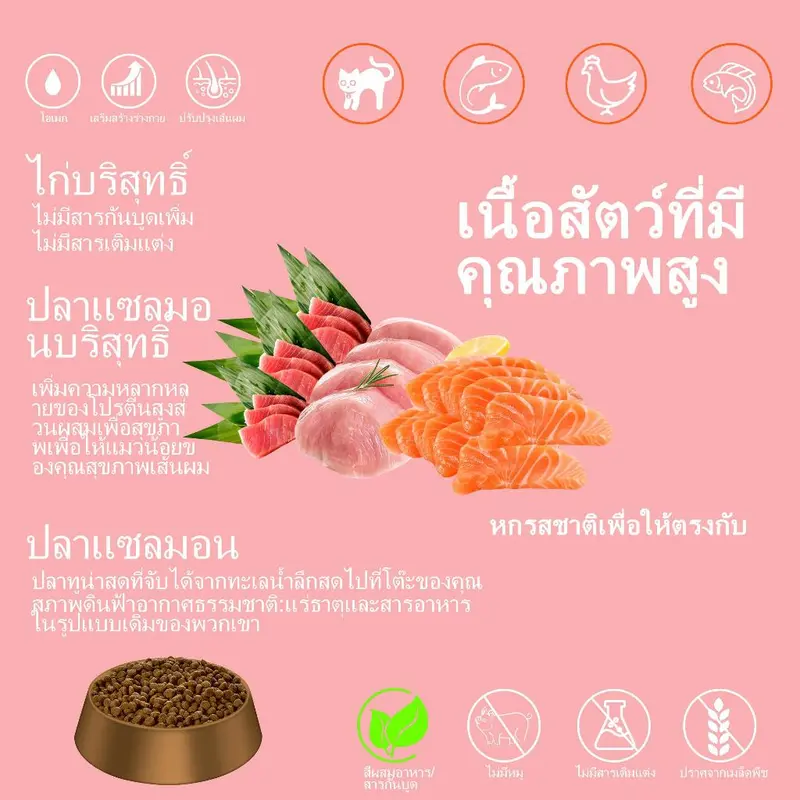 แมวโจรสลัด CAPTAIN CAT อาหารเปียกแมว 12 ซอง 85 กรัม… - ภาพที่ 5