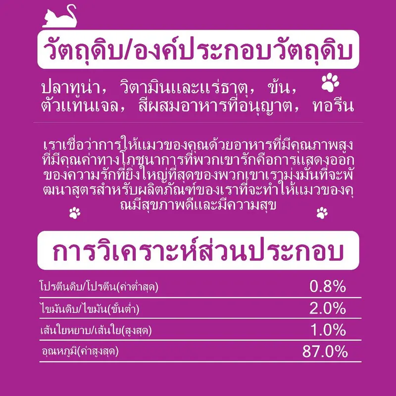แมวโจรสลัด CAPTAIN CAT อาหารเปียกแมว 12 ซอง 85 กรัม… - ภาพที่ 6