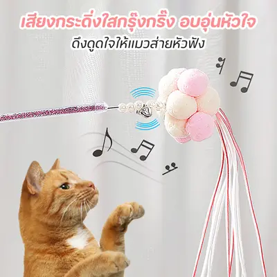 Cat Teaser ไม้ล่อแมว คฑานางฟ้า ไม้ตกแมวเจ้าหญิง… - ภาพที่ 5