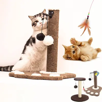 CAT TOY กระดาษลับเล็บแมวหลากสี คละสี ขนาด 43x21.5x3.5… - ภาพที่ 4