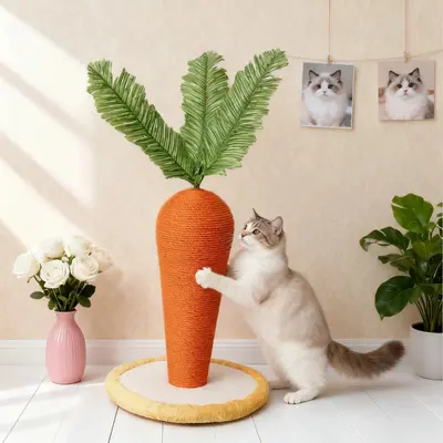 CoCo.pet ที่ฝนเล็บแมวแครอท ลับเล็บแมว เสาลับเล็บ… - ภาพที่ 3