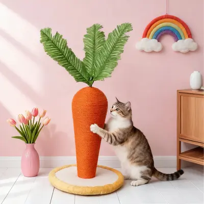 CoCo.pet ที่ฝนเล็บแมวแครอท ลับเล็บแมว เสาลับเล็บ… - ภาพที่ 5