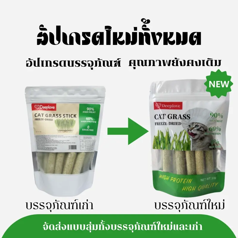 (ส่งเร็วจากไทย)Deeplove ขนมแมว ทรงบาร์ ลดขนร่วง… (ส่งเร็วจากไทย)Deeplove ขนมแมว ทรงบาร์ ลดขนร่วง…