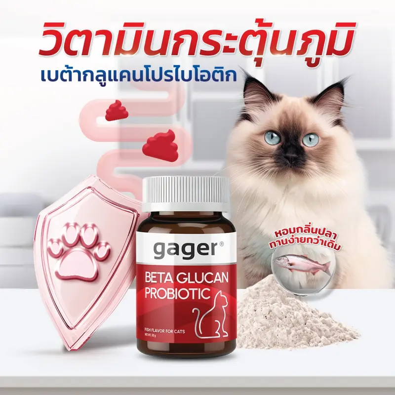 Gager วิตามินแมว ผงเบต้าแมว… - ภาพที่ 4