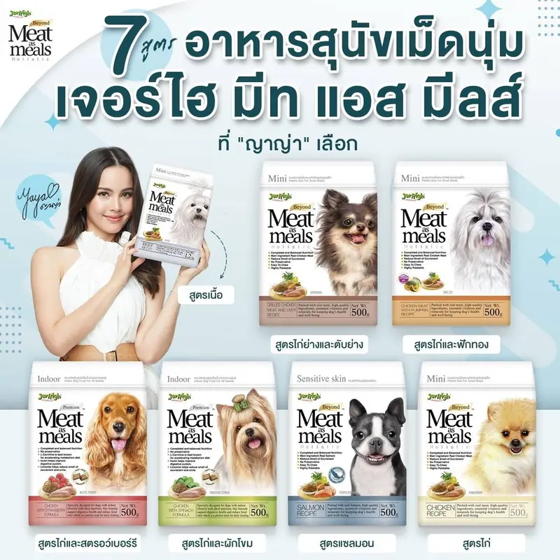 อาหารสุนัข เม็ดนิ่ม เจอร์ไฮ Jerhigh Meat as Meals 500g - ภาพที่ 5