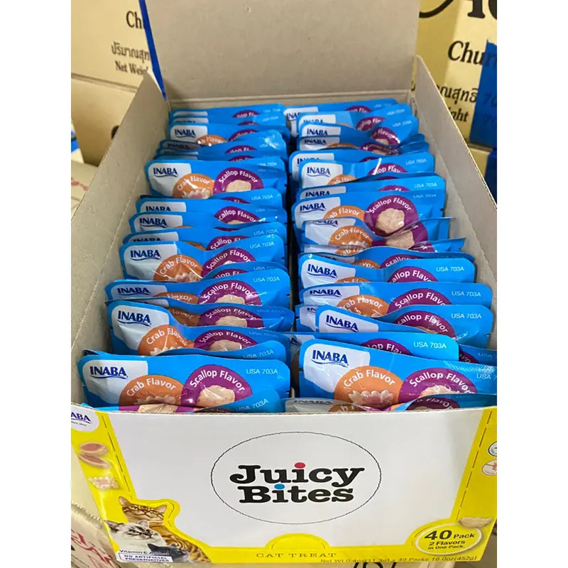 Juicy Bites ขนมแมวหนึบหนับ แบบเม็ดนิ่ม (ขายยกลัง 40… - ภาพที่ 3