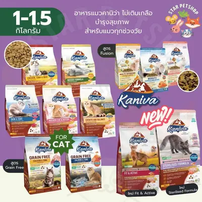 Kaniva อาหารแมวคานิว่า สูตรโฮลิสติก-เกรนฟรี… - ภาพที่ 3
