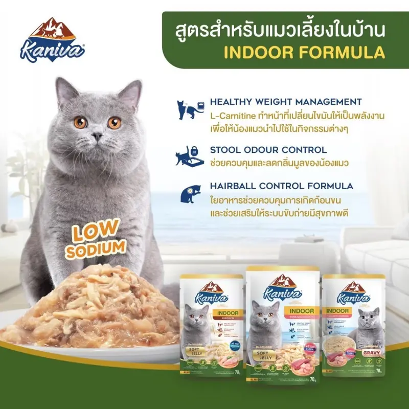 Kaniva Pouch อาหารแมว แบบเปียก คานิว่า ผสม… - ภาพที่ 4