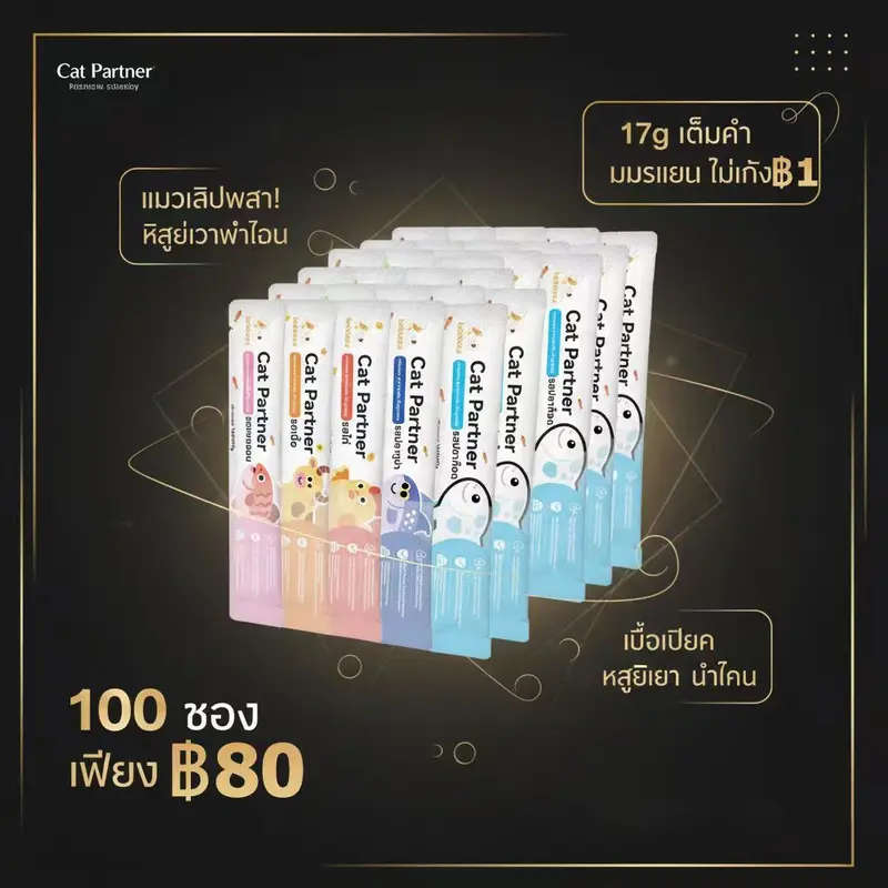 ⚡️ โปรแรงยกลัง! Ketzuzu ขนมแมวเลีย 100 ชิ้น (16g)… ⚡️ โปรแรงยกลัง! Ketzuzu ขนมแมวเลีย 100 ชิ้น (16g)…