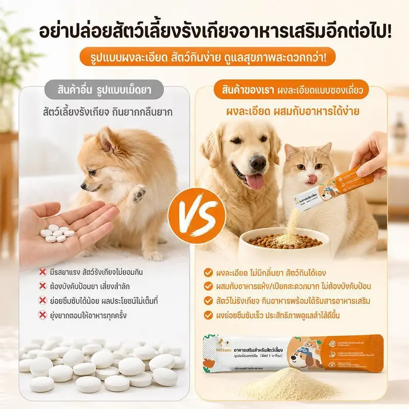 Ketzuzu 12/24 แพ็ค อาหารเสริมแมว เสริมภูมิคุ้มกันแมว… - ภาพที่ 3