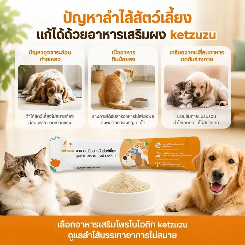 Ketzuzu 12/24 แพ็ค อาหารเสริมแมว เสริมภูมิคุ้มกันแมว… - ภาพที่ 4