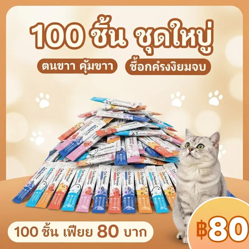 [ยกลัง 100 ซอง]17g 🔥 ราคาช็อกโลก! Ketzuzu…