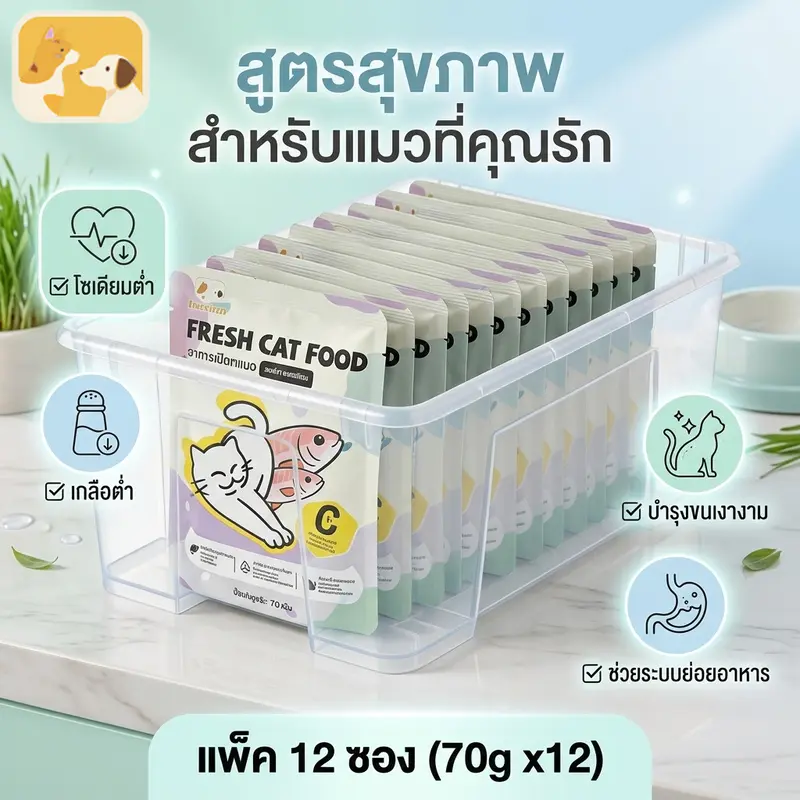 🔥ราคาพิเศษ! Ketzuzu อาหารเปียกแมว เนื้อบด ย่อยง่าย… 🔥ราคาพิเศษ! Ketzuzu อาหารเปียกแมว เนื้อบด ย่อยง่าย…
