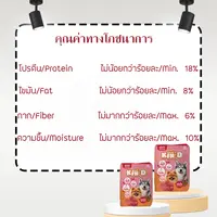 Kin D กินดี อาหารสุนัขโต รสเนื้อ ขนาด 10 KG - ภาพที่ 5