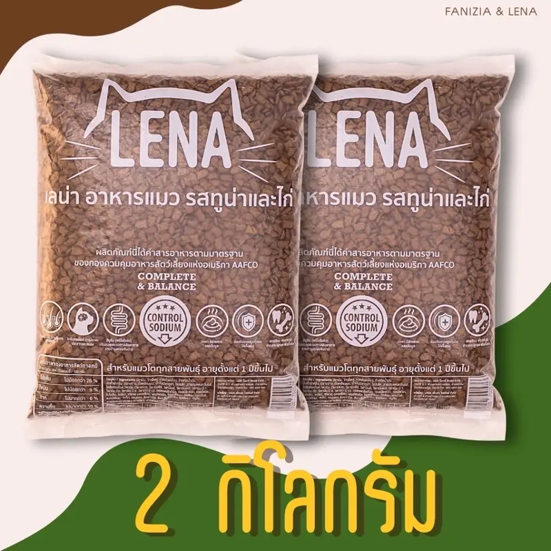LENA อาหารแมวสำหรับแมวกินยาก ไม่เค็ม ลดความเสี่ยงโรคไต…