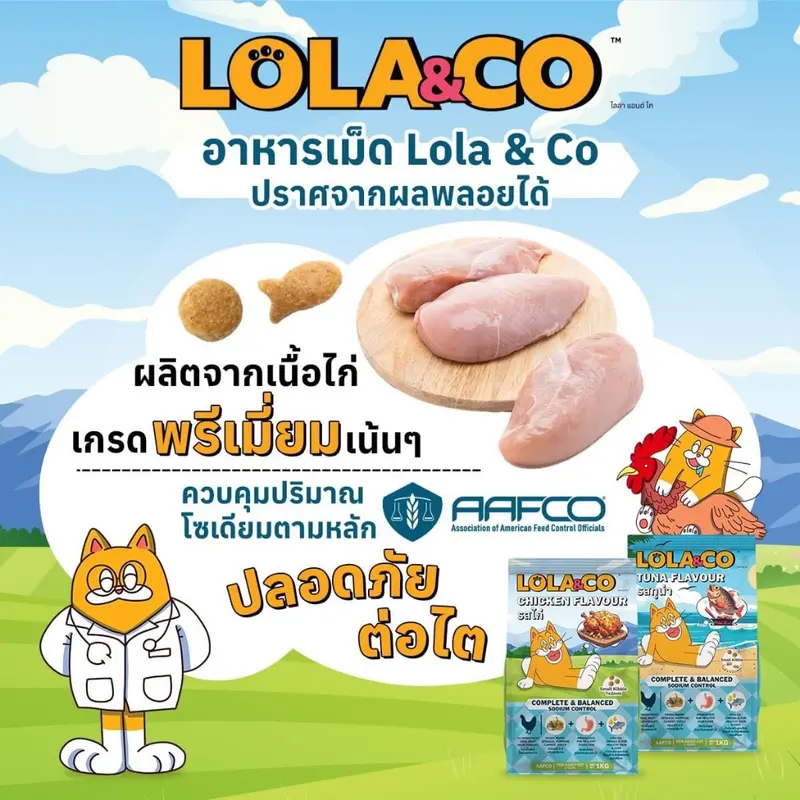 Lola & Co อาหารแมวแบบเม็ด ขนาด 1 kg - ภาพที่ 4