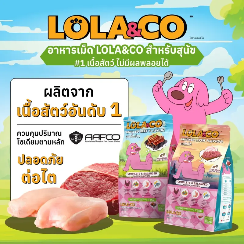 Lola & Co อาหารสุนัขแบบเม็ด ขนาด 1 kg - ภาพที่ 3