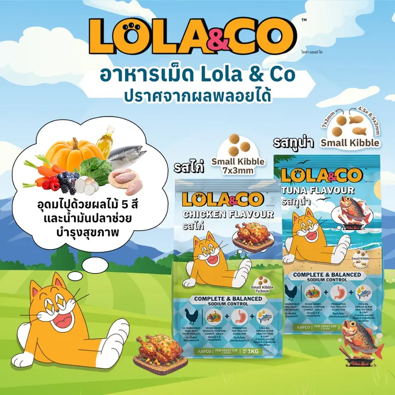 Lola&Co โลล่าแอนด์โค อาหารเม็ดแมว โปรตีนจากเนื้อสัตว์… - ภาพที่ 4