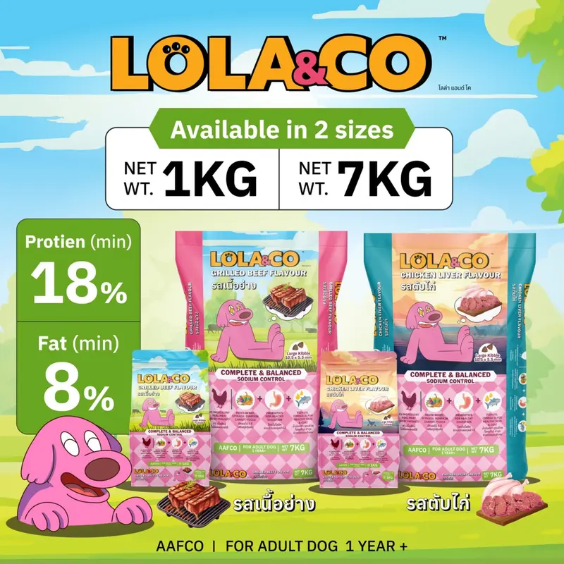 Lola & Co อาหารสุนัขแบบเม็ด ขนาด 7 kg - ภาพที่ 6