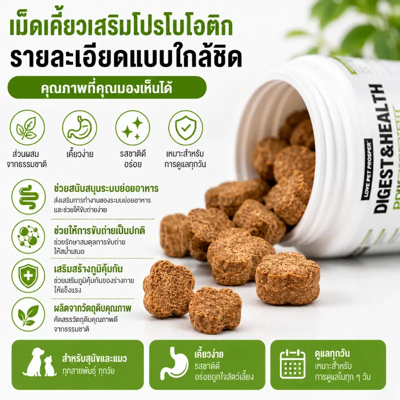 Love Pet Prosper Probiotic บำรุงลำไส้ ช่วยย่อยอาหาร… - ภาพที่ 4