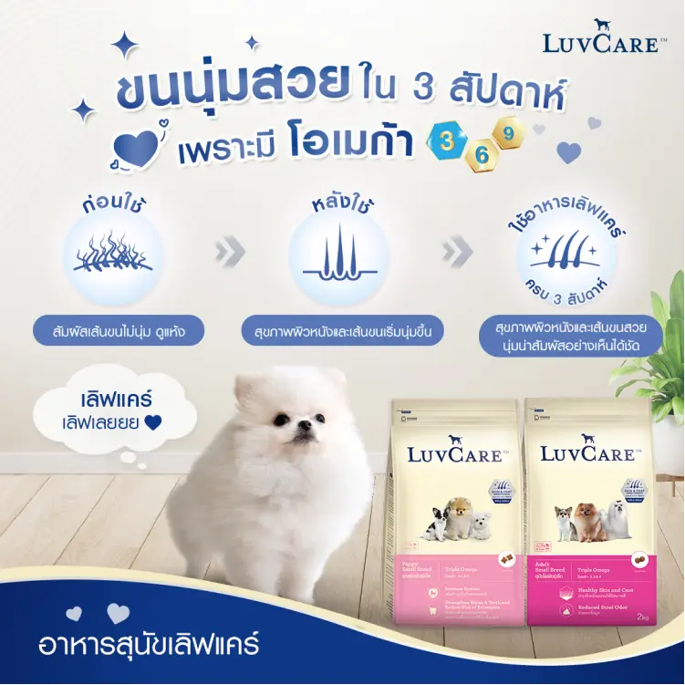 Luv Care เลิฟแคร์ อาหารสุนัข ลูกสุนัข… - ภาพที่ 3