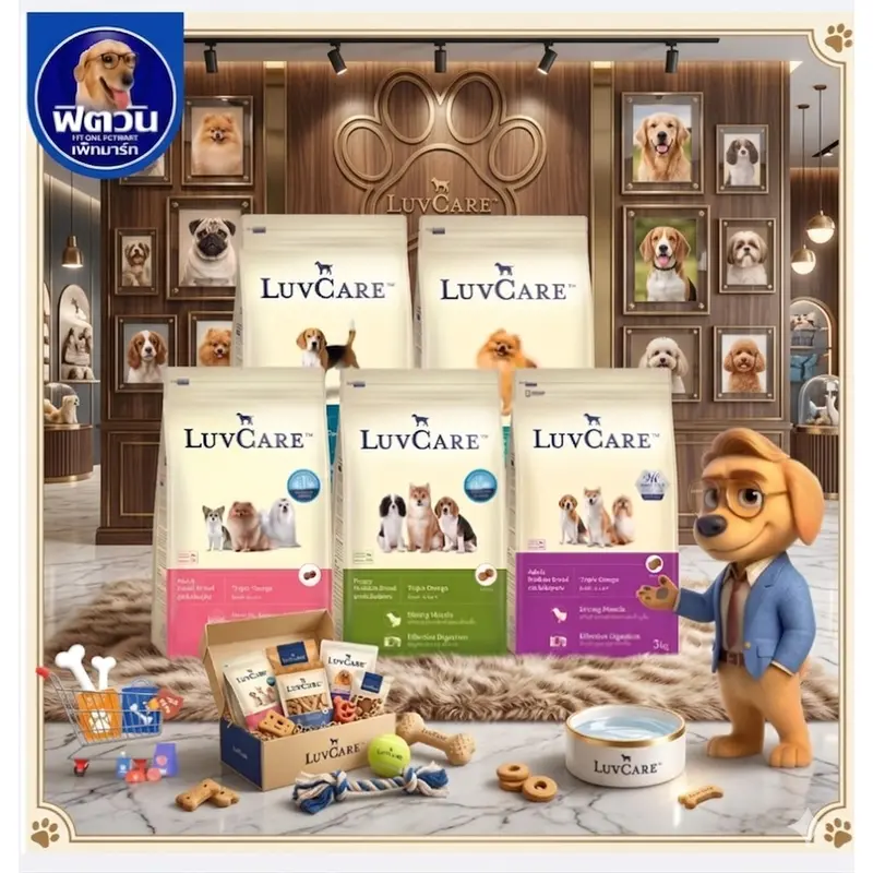อาหารสุนัข LuvCare สุนัขโตทุกสายพันธุ์ ขนาด 9… อาหารสุนัข LuvCare สุนัขโตทุกสายพันธุ์ ขนาด 9…
